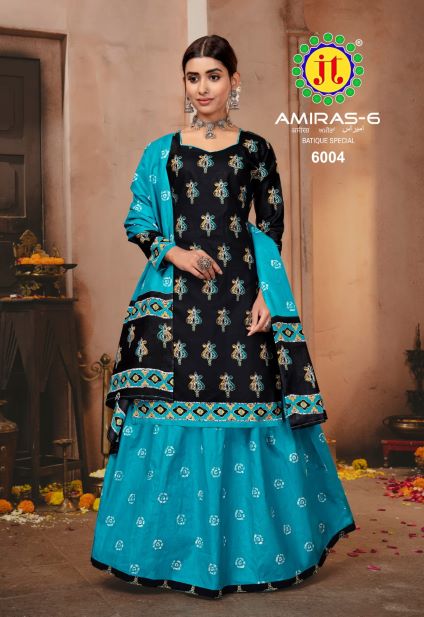 JT Amiras Vol-6 Cotton Designer Patiyala Dress Material